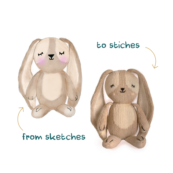 Red & Olive Co. - Wholesale Pop - Kinderen - Baby Konijn4