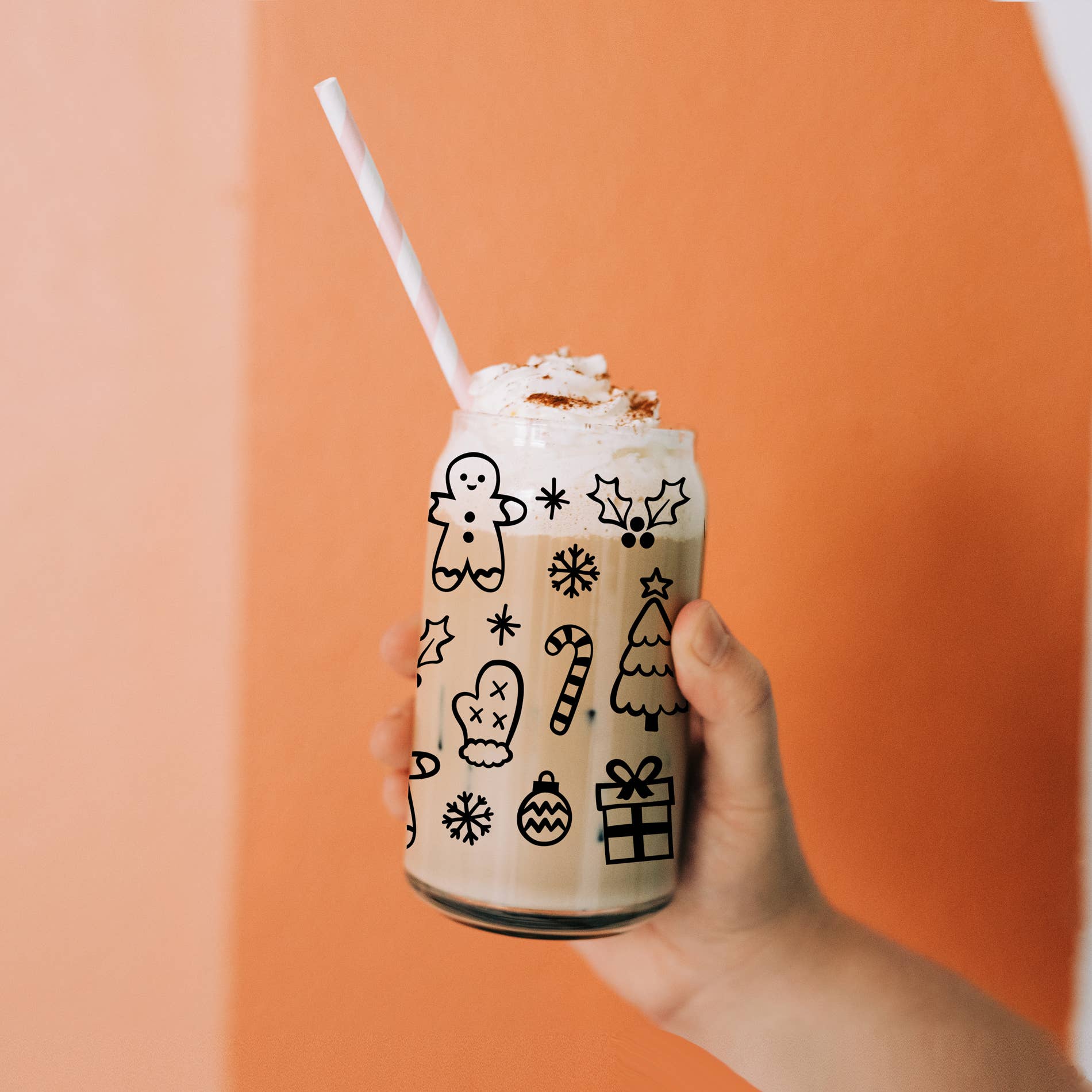 Gia Roma – wholesale Coffee mug – Sparkly Sequin Christmas Bow Decor Gift, Colorful Glass Cups78