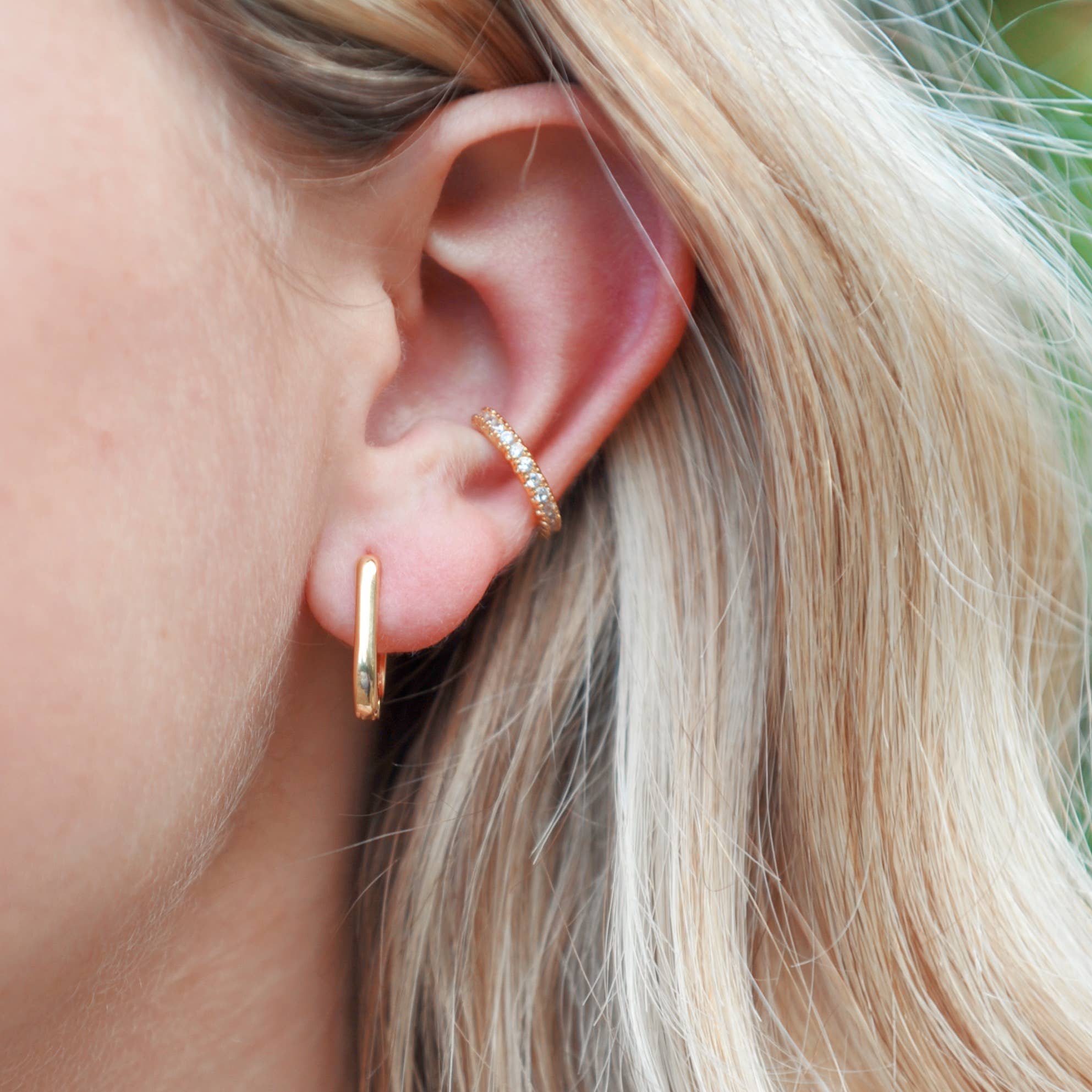 Oh So Lovely - Wholesale Cuff/Wrap Earrings - Dainty CZ Ear Cuff3