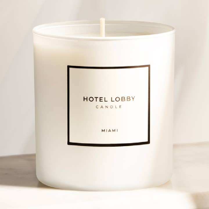 Miami - Luxury Soy Candle - 9.75 oz for wholesale by Hotel Lobby Candle