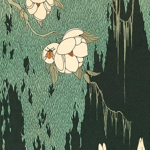 Impression d'art IS-81 Coléoptères sur Fleurs pour la vente par Found Image Press