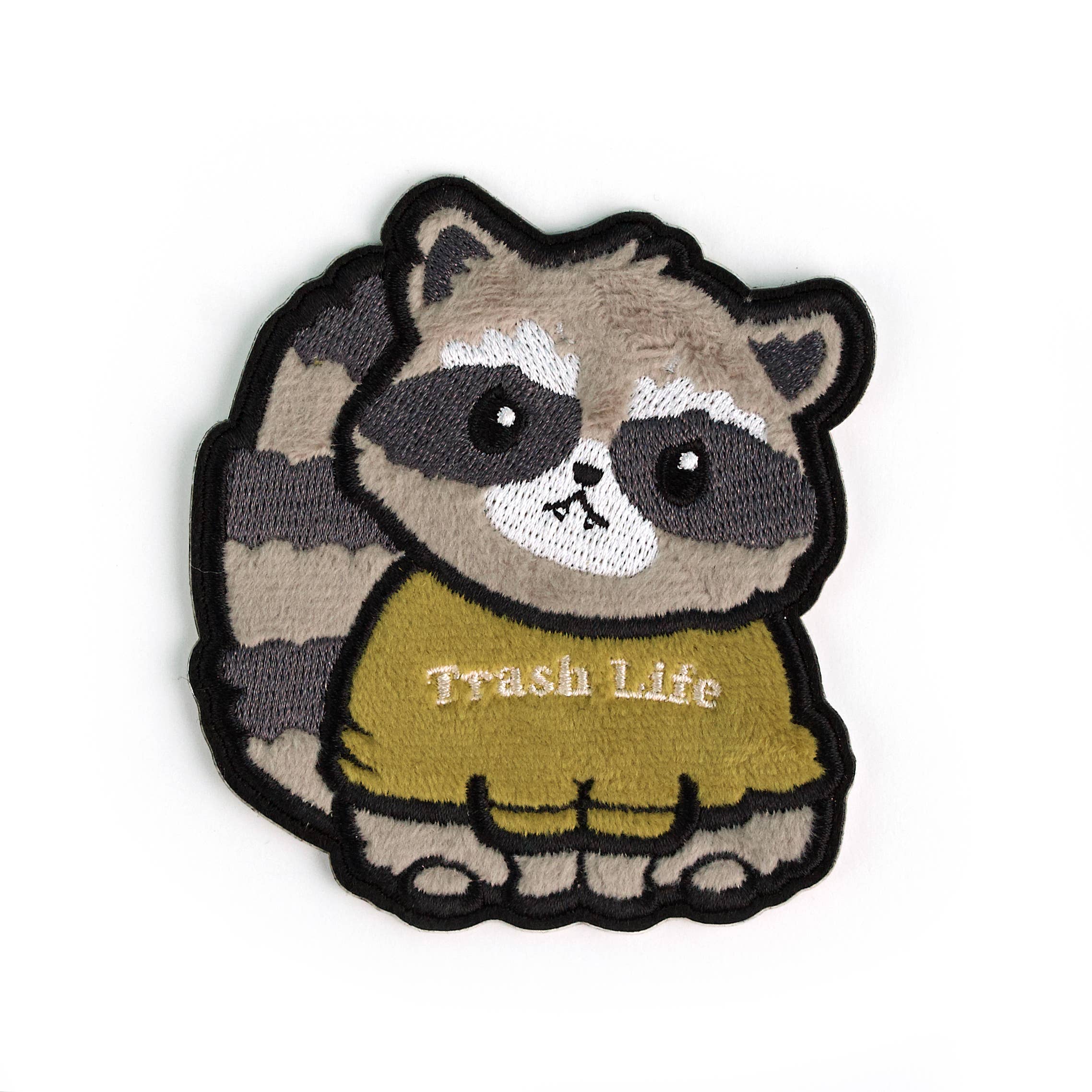 LuxCups Creative - Wholesale Patch - Raccoon Fuzzy Patch1