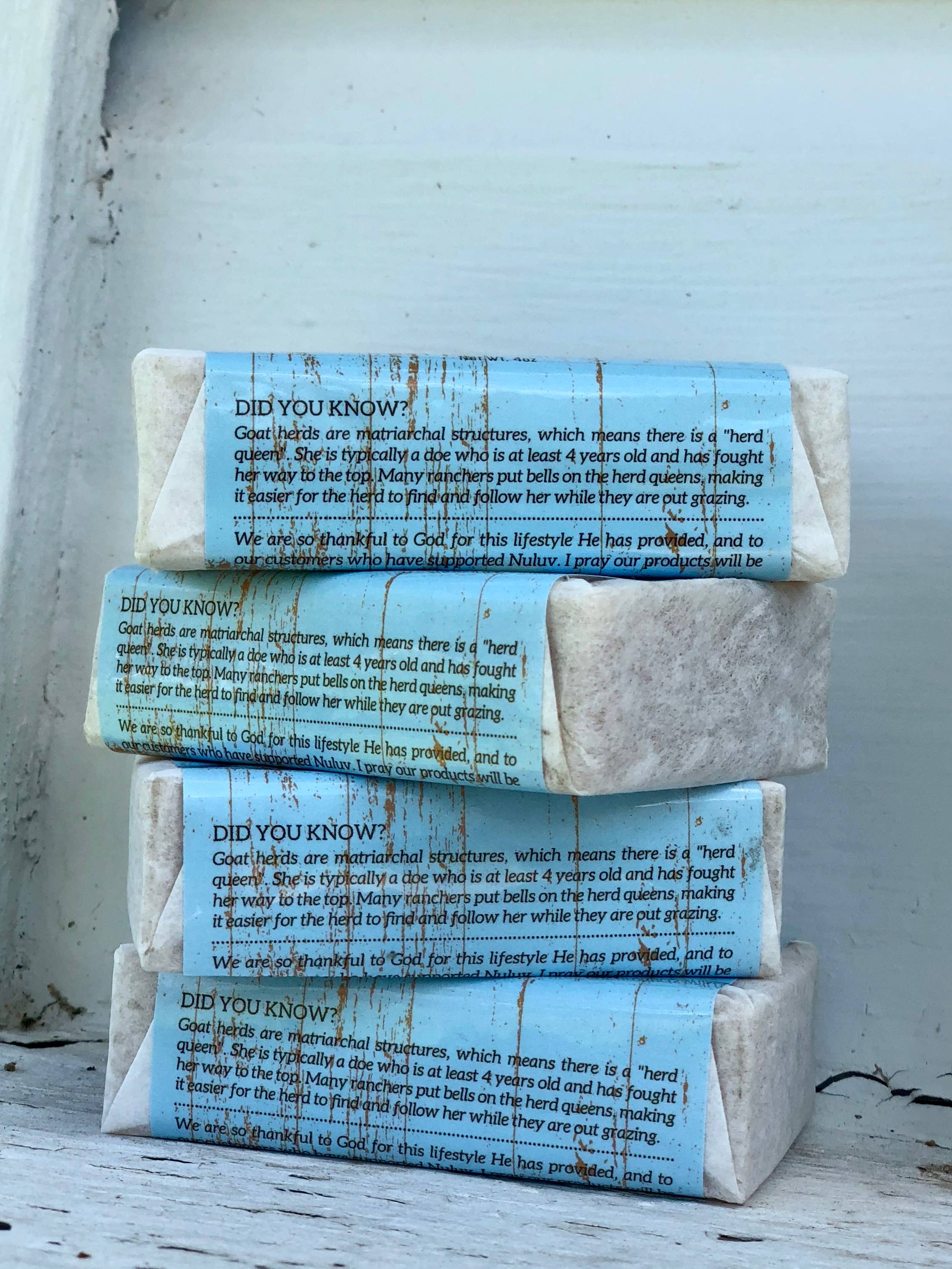 Nuluv Goat Milk Products - Wholesale Bar Soap - Nuluv Goat Milk 4-oz. Bar Soap - Timeless Fragrances4