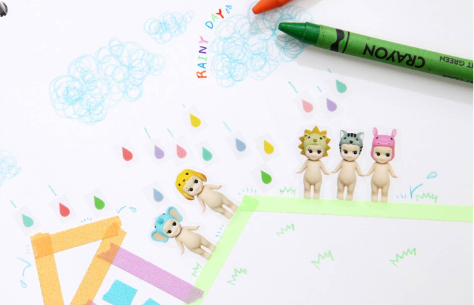 AnimeKuji - Wholesale Sticker - Korean Fun Cartoon Stationary Sticker2