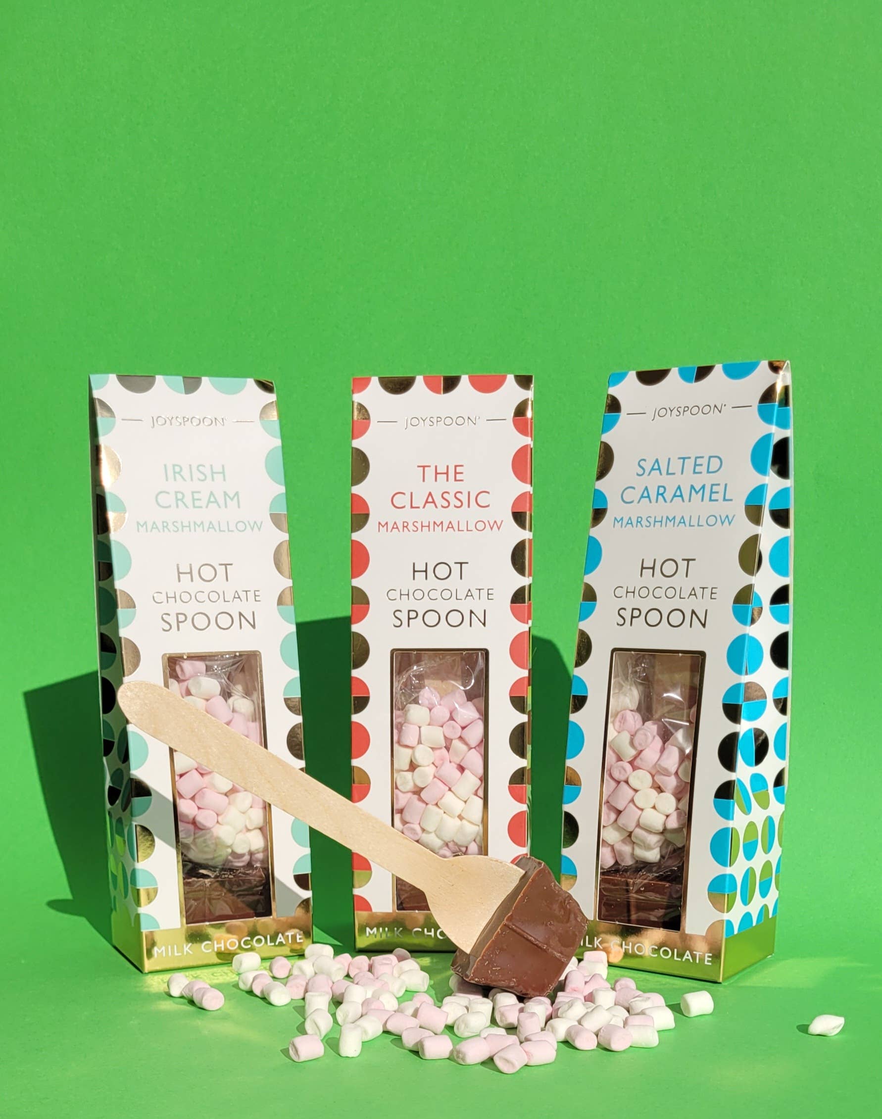 Joypots Ltd - Vendita all'ingrosso Cucchiai per cioccolata calda - Cucchiaio di cioccolato caldo con marshmallow - Irish Cream2