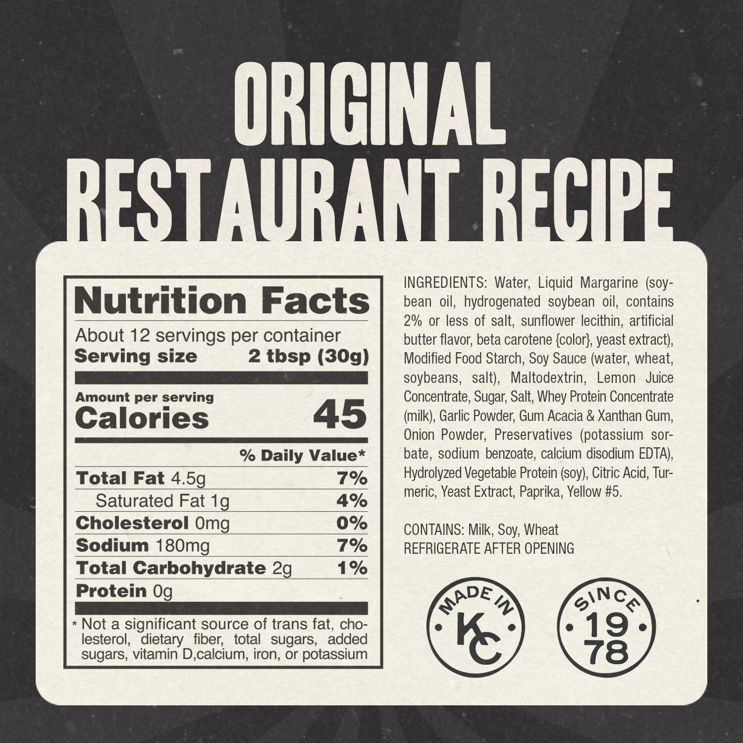 Gojo Japanese Foods – Großhandel Soße – Hibachi Gelbe Sauce – Würzig und Buttrig mit Asiatischem Flair7