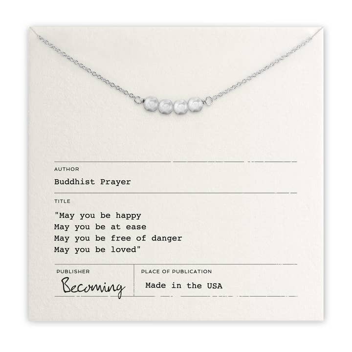 Becoming Jewelry - Wholesale Pendant/Charm Necklace - May You Be Happy Necklace