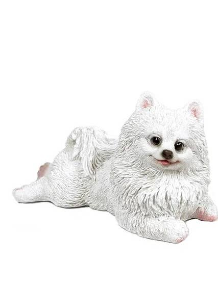 8,2 Zoll weiße pommersche Figur für den Großhandel von Halcyon Generation