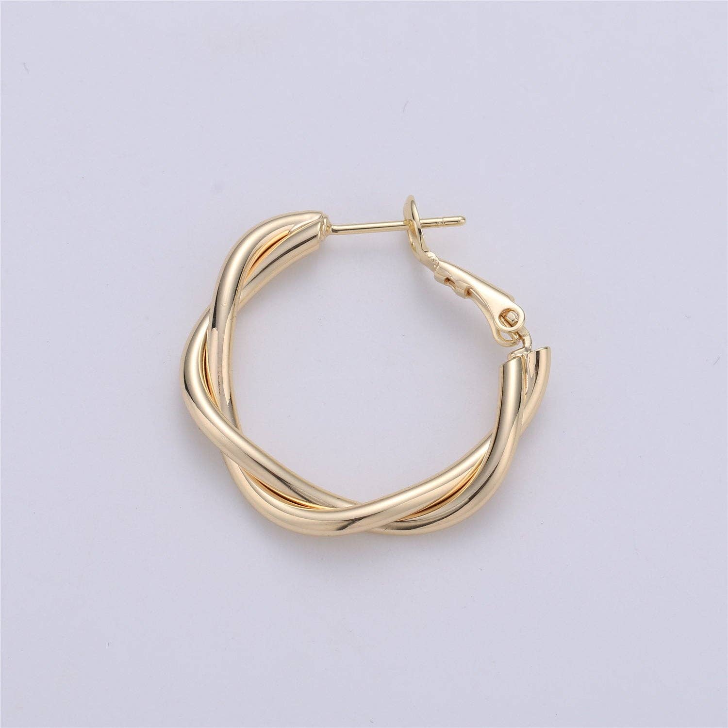 Aim Eternal - Wholesale Hoop Earrings - Dainty Gold Hoop Earring- Twisted Hoop Earring - Thin Earrin