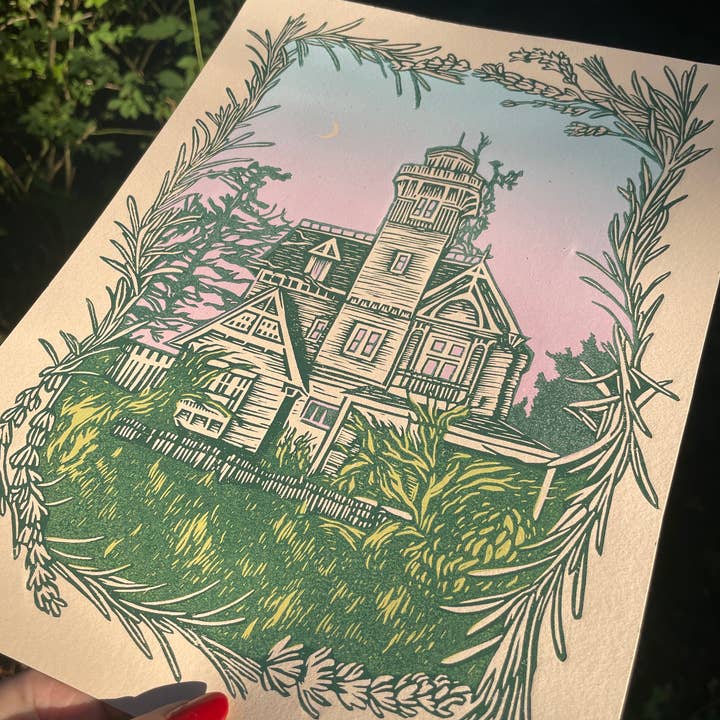 Augury Press - Wholesale Kunstprint - Praktische magische linosnede print4