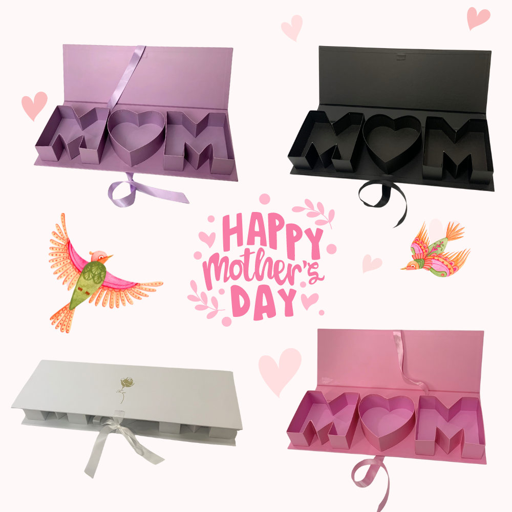 UNIKPACKAGING – wholesale Gift box – MOM Box with Plastic Liners for DIY Flower Arrangements2