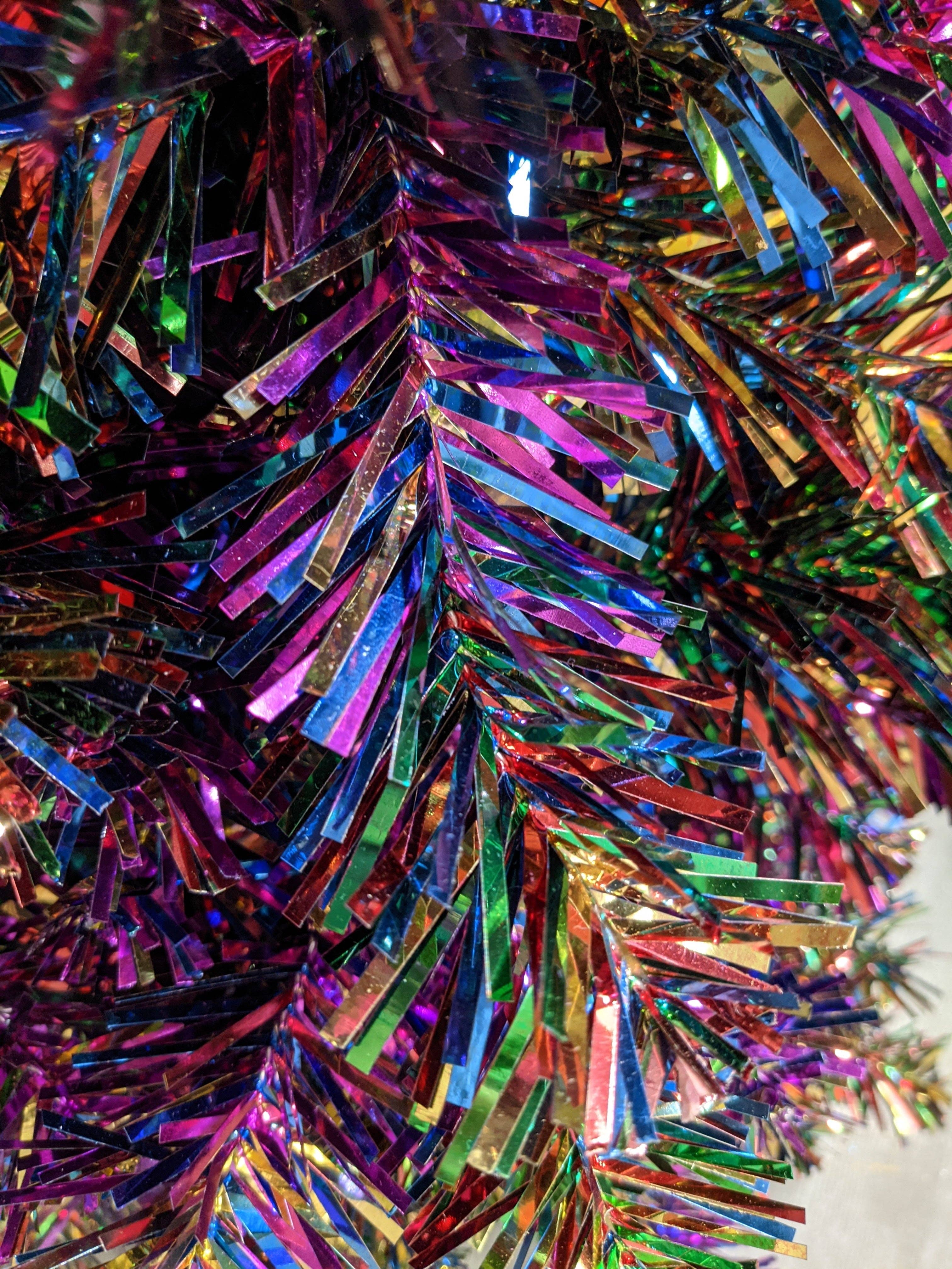 Green Import Limited - Wholesale Christmas Decoration - XM12639 CHUNKY CUT TINSEL PICKx5,14in5