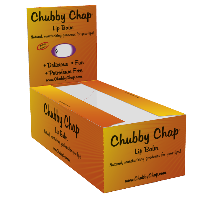 Chubby Chap - Wholesale Lip Balm - Huckleberry Chubby Chap Lip Balm 24 Pack with box1