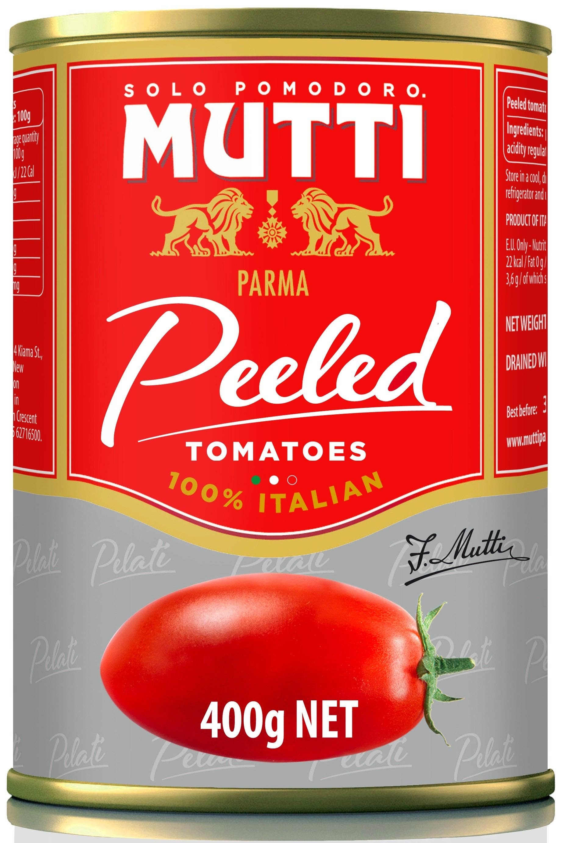 KeHE Distributors, LLC - Wholesale Olives - Mutti Peeled Tomato, 14 OZ0