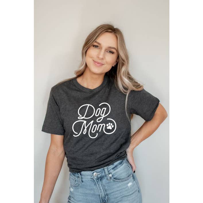 Dog Mom Graphic Tee for wholesale by Bella Me