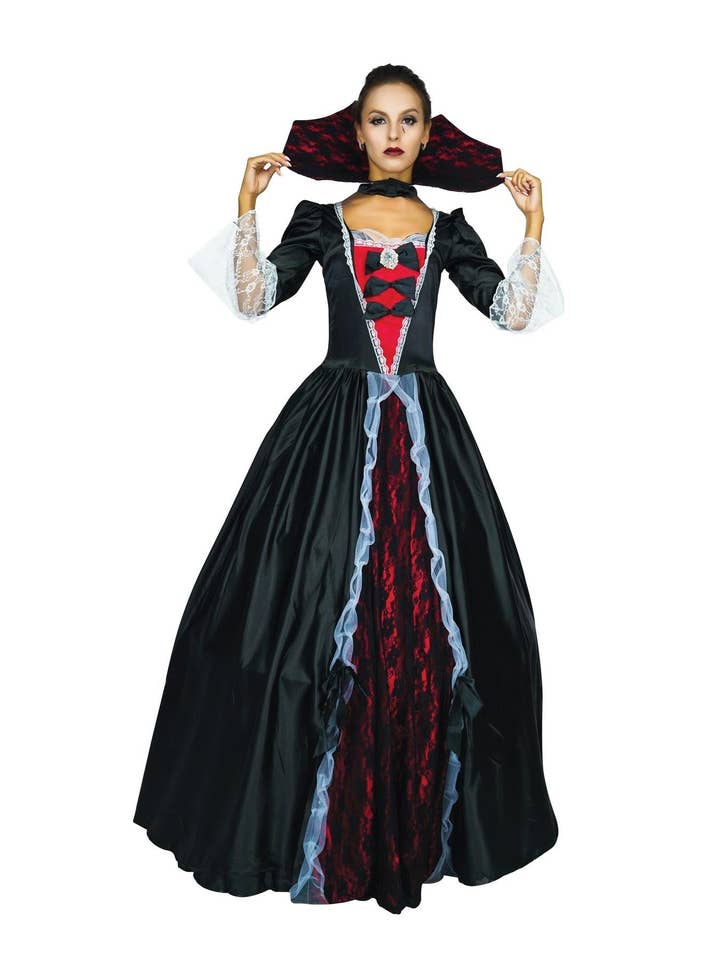 P'tit Clown - Wholesale Costume - Women's - Elegant Vampiress Costume - Adult - L/XL1