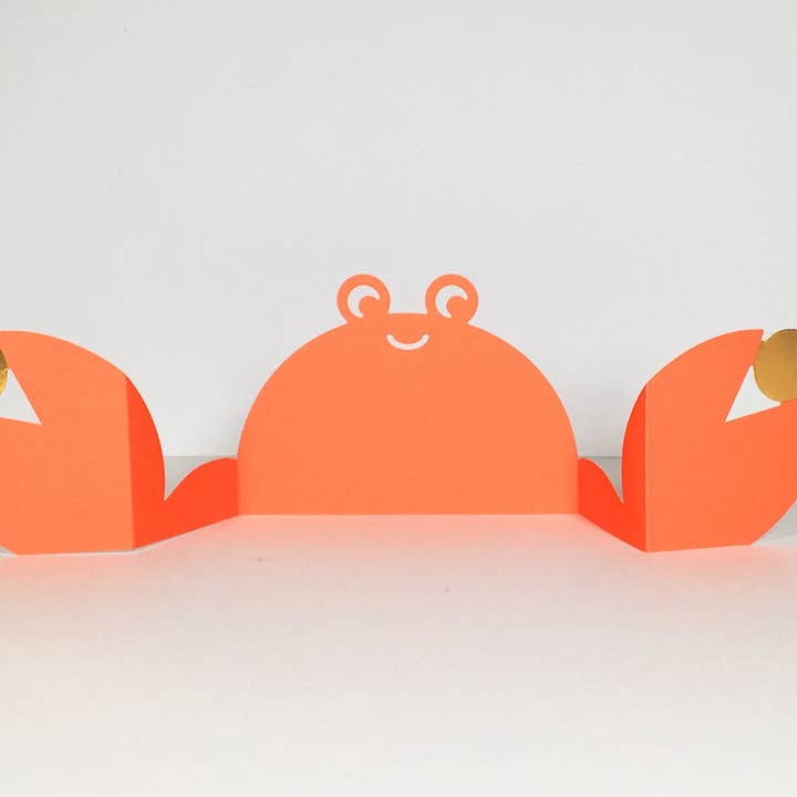 Crab Card - Snip Snap for wholesale by cut&make