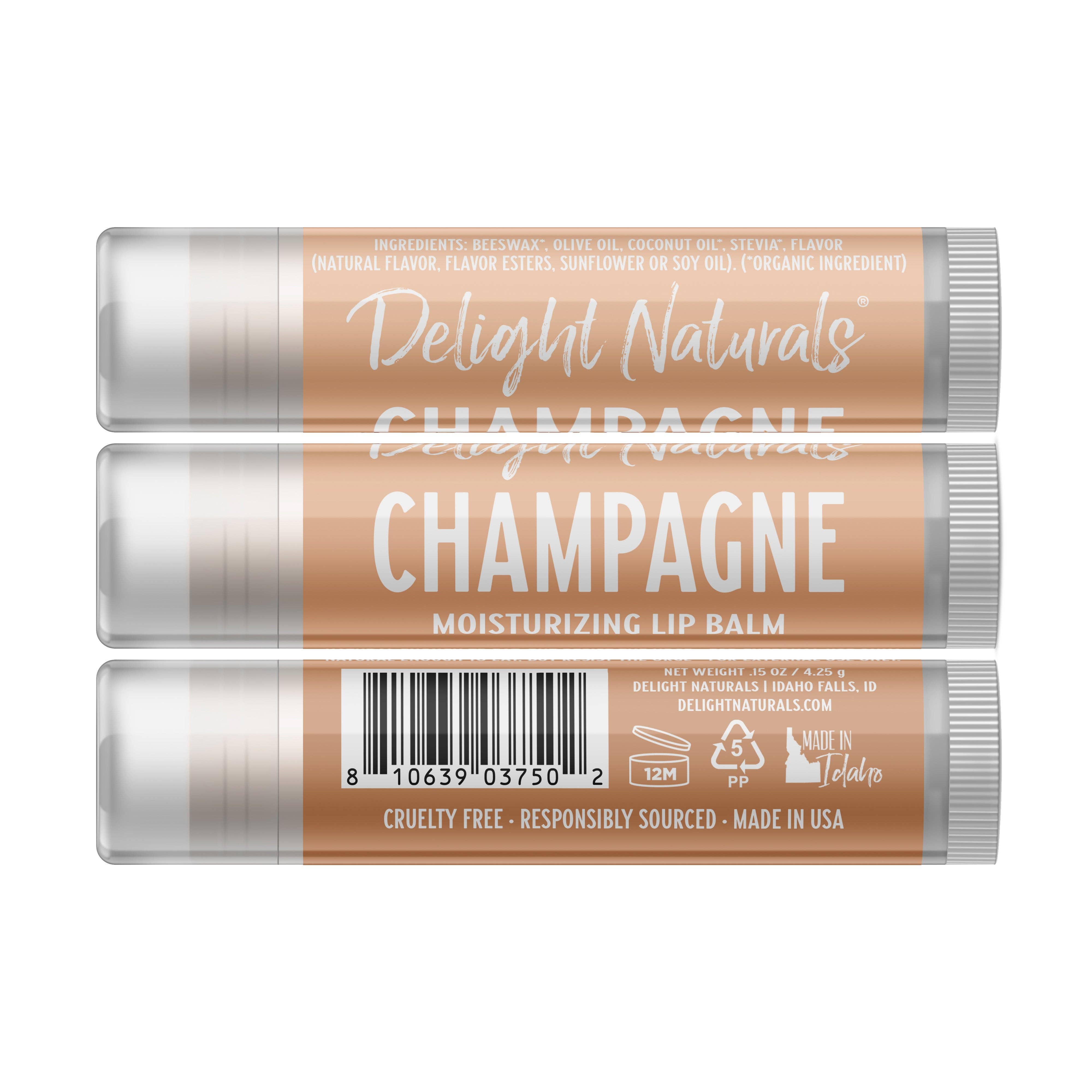 Delight Naturals - Wholesale Lip Balm Set - Smooth Sippin' White Wine Lip Balm Set4