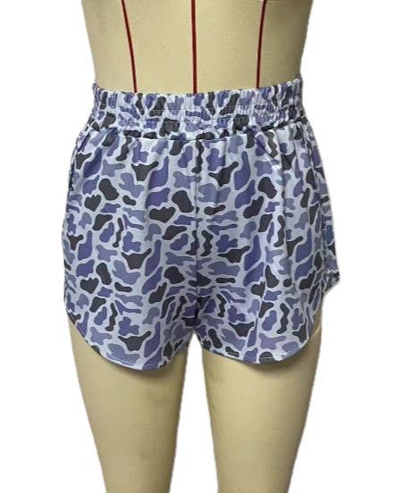 HIDDENBRAND - Wholesale Shorts - Women's - Digitally Printed Camouflage Shorts1