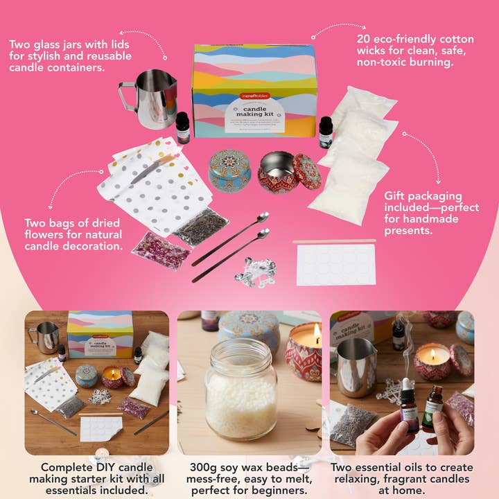 Incraftables - Wholesale DIY Craft Kit - Kids - Incraftables Candle Making Kit – Adult2