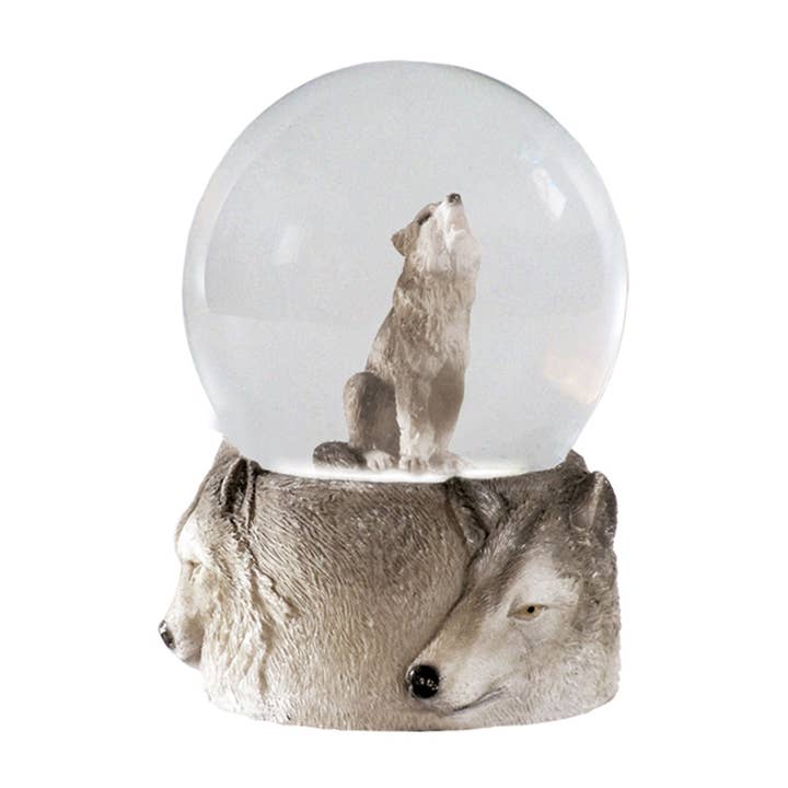 Water Globe - Wolf Snow Globe for wholesale by Deluxebase