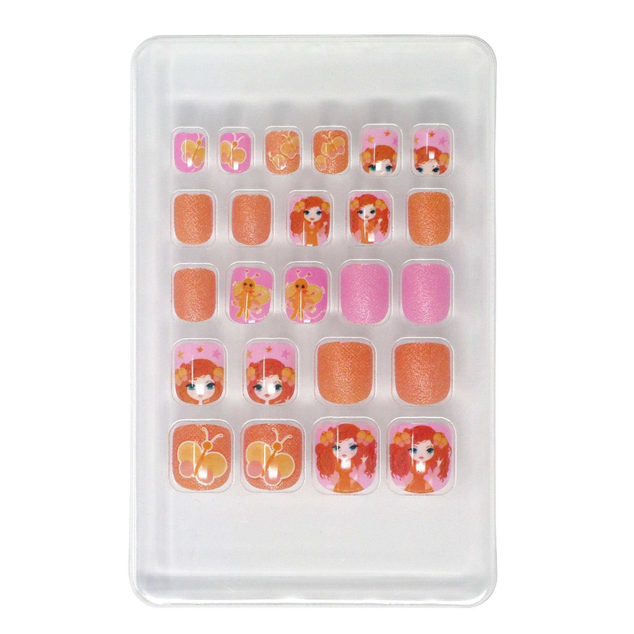 Pink Poppy - Wholesale Press-on/fake nails - Emma Memma Press on Nails - (Pack Size: 6)2