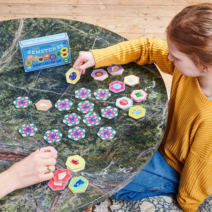 eeBoo - Wholesale Brain Game - Kids - Gemstones Little Memory & Matching Game