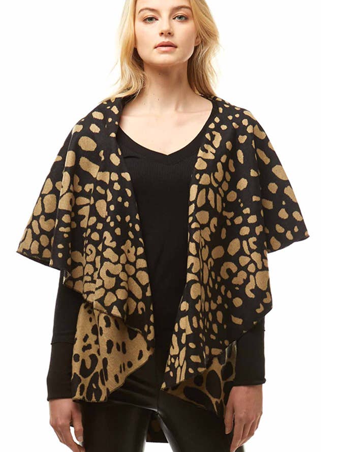 Chaleco con estampado de leopardo para venta al por mayor de Hana