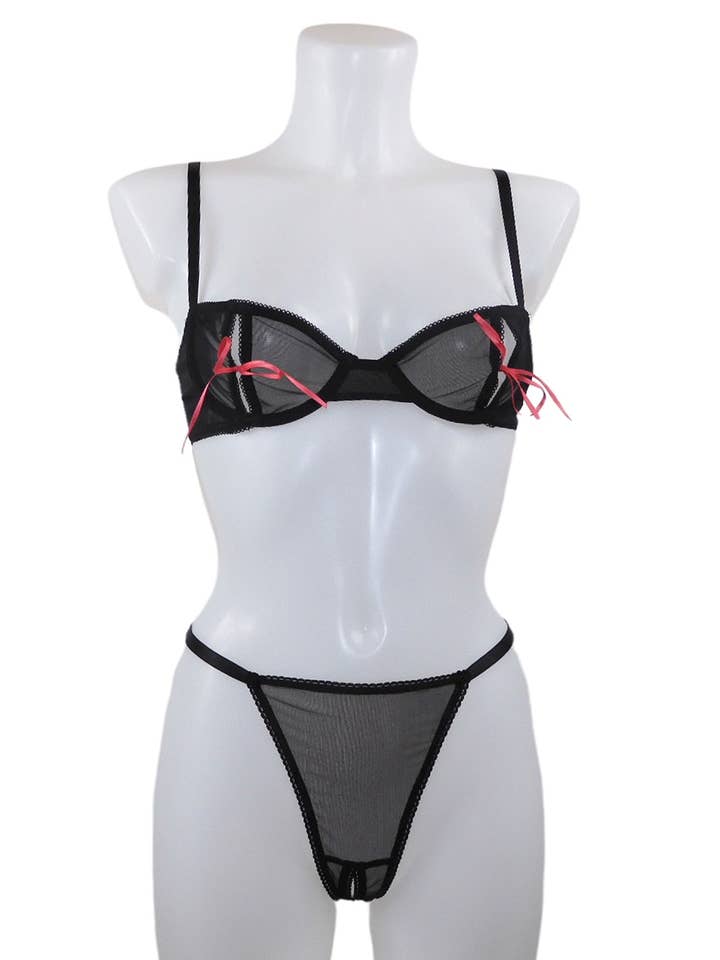 fishbelly – wholesale Underwear – Women's – Ravena Naughty - thong crotchless2