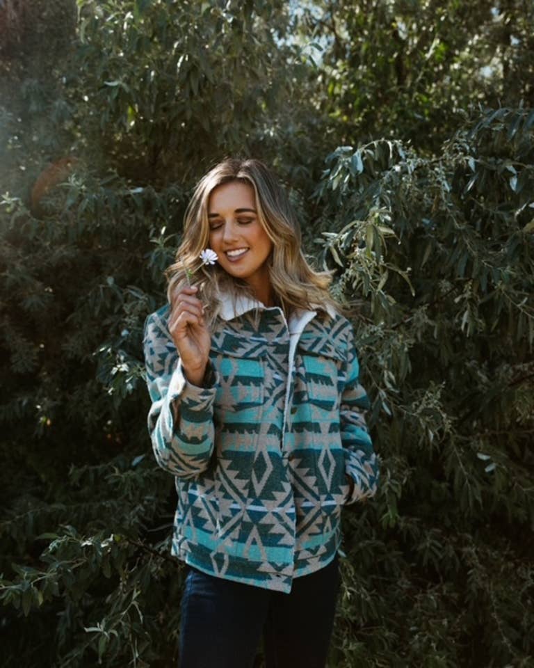 AZTEC LADIES SHIRTJACK- L-24612 for wholesale on Faire1