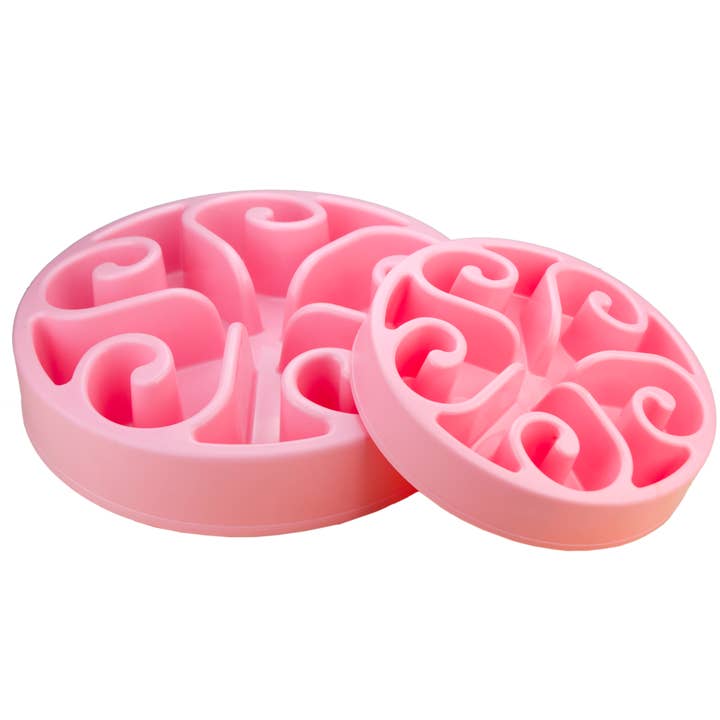 Eat Slow Live Longer original lyserød S for engroshandel hos Hofman Animal Care