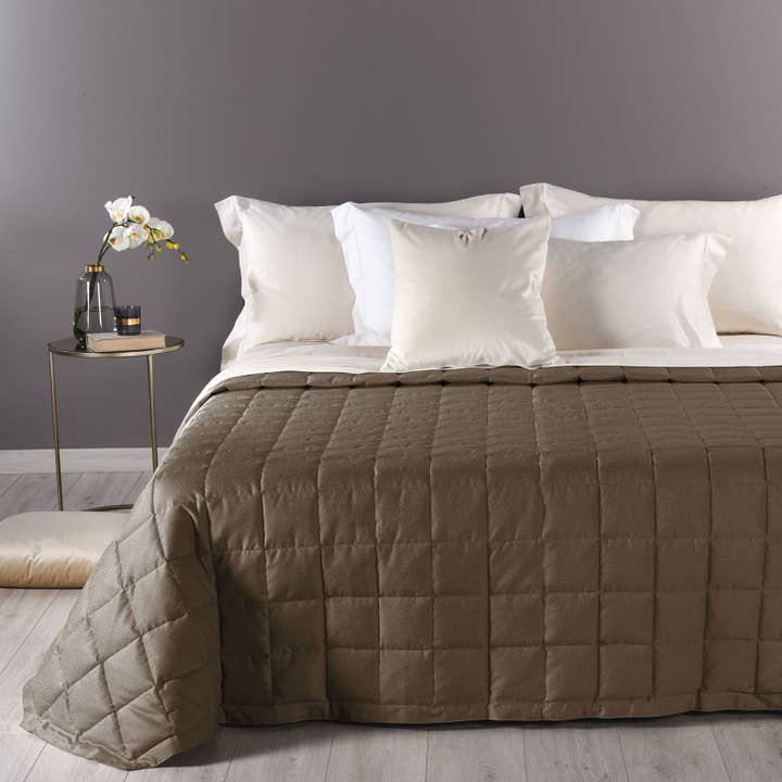 Donsdeken in Jacquard Satijn Nido Dreaming Shabby Chic voor wholesale door caleffi spa