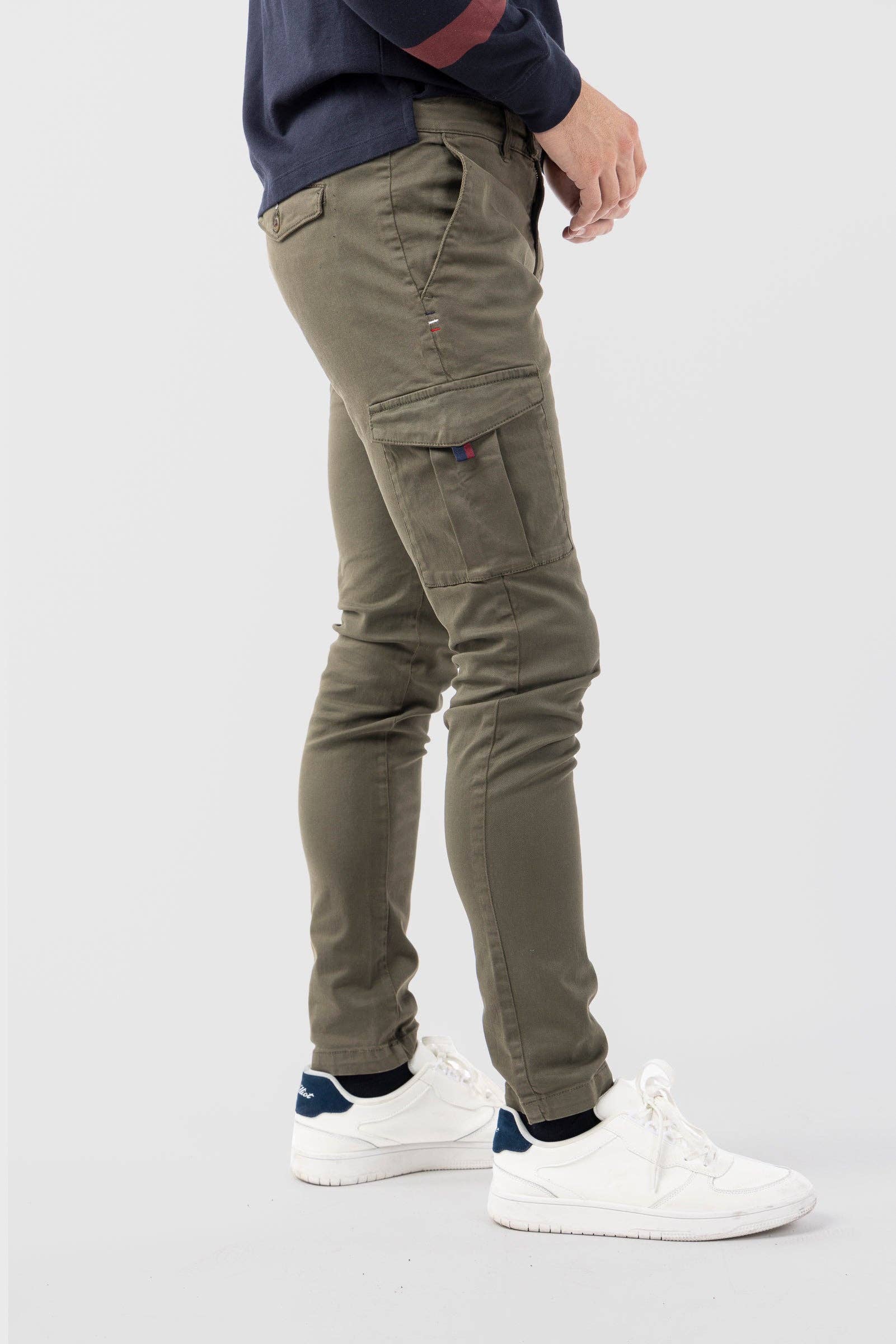 williot - Wholesale Broek - Heren - Kaki cargobroek3