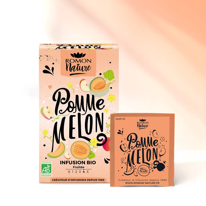 PROVENCE D'ANTAN - Wholesale Health/Detox Tea - Organic Apple and Melon Herbal Tea*1