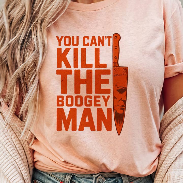 House Of Rodan - Wholesale T-Shirt (Graphic) - Men's - You Can't Kill The Boogey Man Halloween T-Shirt