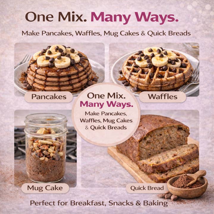 Dojo Fresh - Vente Préparation pour pancakes - Mélange à crêpes protéinées au chocolat3