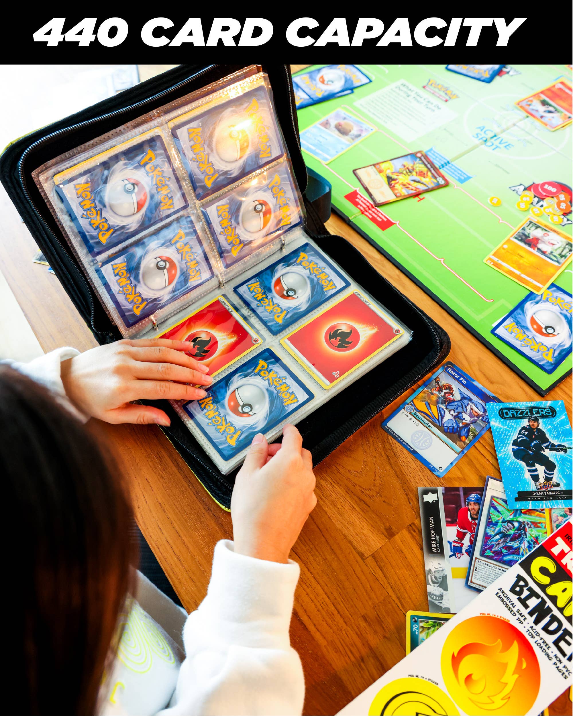 Fydelity - Wholesale Binder - 44041: Trading Card Binder | Max (400pcs) | Belt Ball Patent5