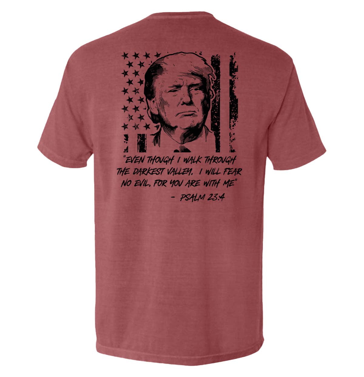 Shield Republic - Wholesale Screen Printed T-Shirt - Men's - Trump Psalm 23-44