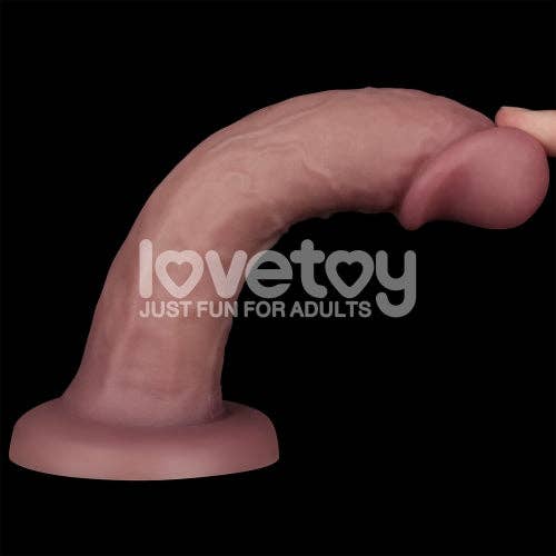 LOVETOY - Wholesale Sex Toy - 8'' Vibrating Dual Density Power Cock3