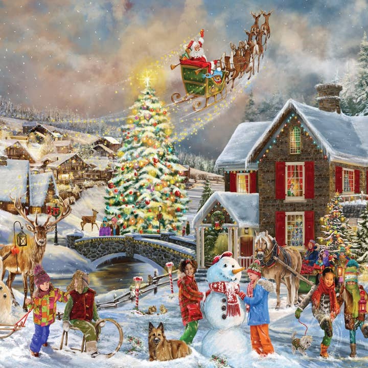 Heritage Puzzle - Wholesale Puzzle - Adult - Christmas Magic 1000 piece Christmas Puzzle0