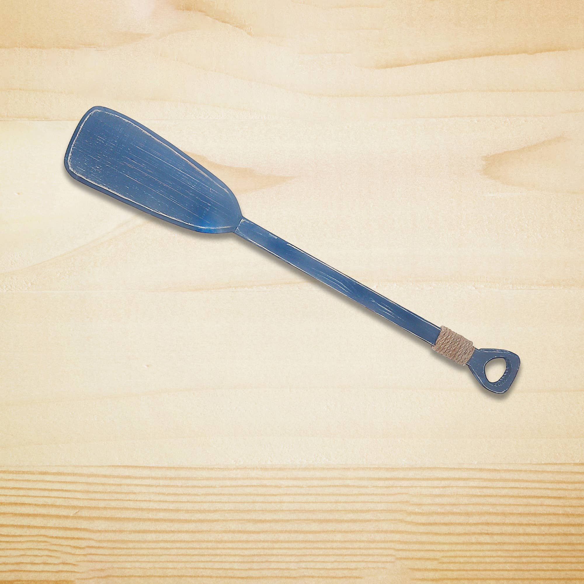 Multi Dekorativ blå träpaddel för wholesale på Faire1