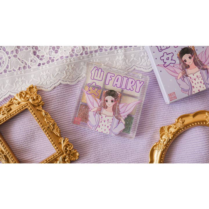 Euphoric Sun Inc - Venta al por mayor Paleta de sombras de ojos - Paleta de sombras de ojos Winter Fairy Duochrome Glitter