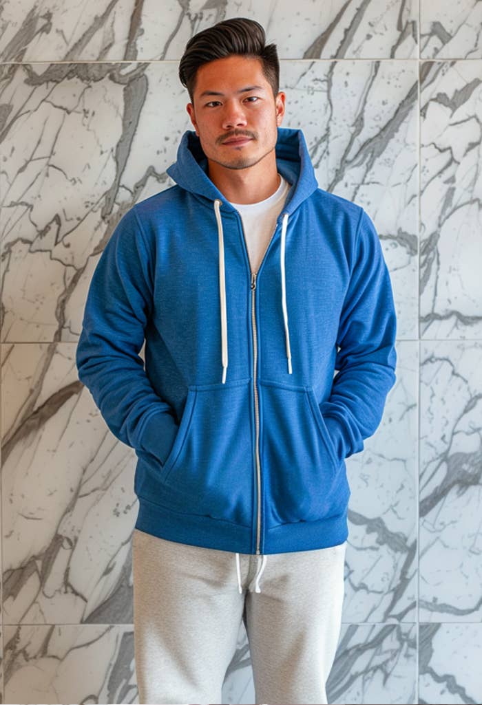 Proteck'd Emf Apparel - Wholesale Hoodie - Unisex - Proteck'd Faraday Silver Lined Zip Up Emf Proof Hoodie3