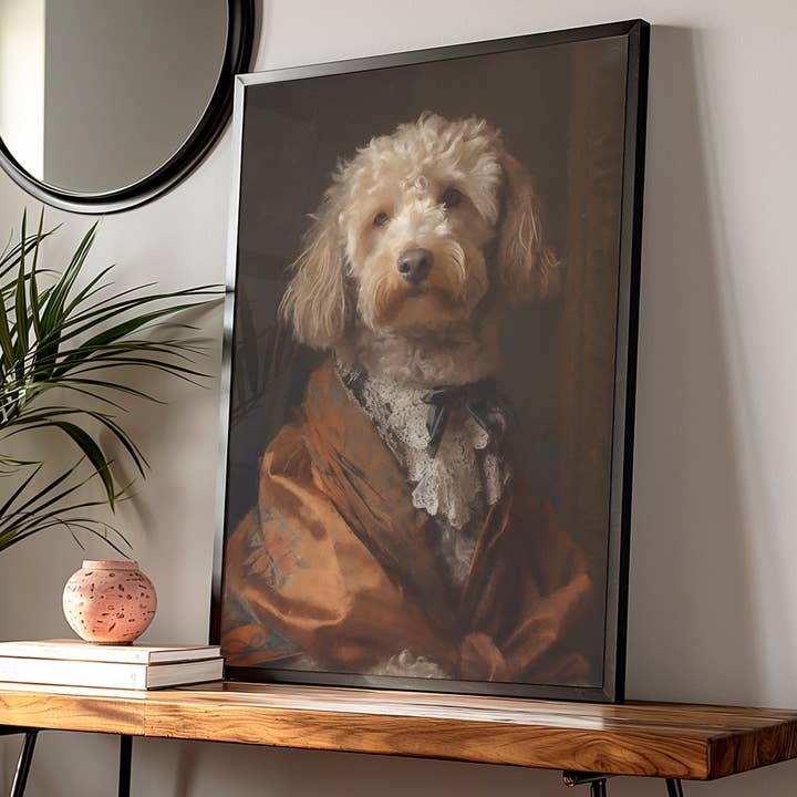 Ink & Drop - Wholesale Art Print - Cockapoo Dog Portrait Print4