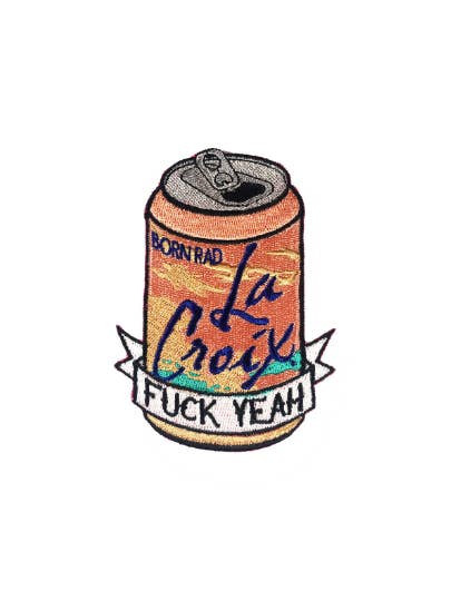 La Croix Fuck Ja Pampelmousse Järn På Patch för wholesale av Born Rad Shop