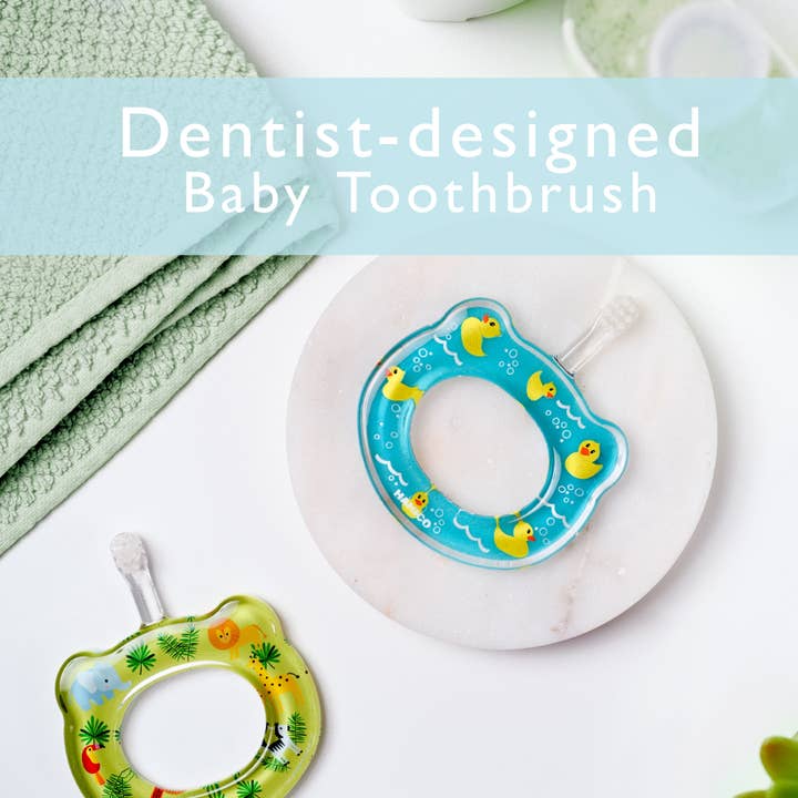 HAMICO -Innovative Toothbrush - Wholesale Toothbrush - Kids & Baby - Baby Training Toothbrush - Wildflowers | 6 Individual Packs1