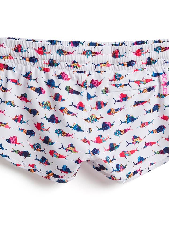 Scales Gear - Wholesale Swim Shorts - Women’s - Trippy Fish Womens Boardshort3