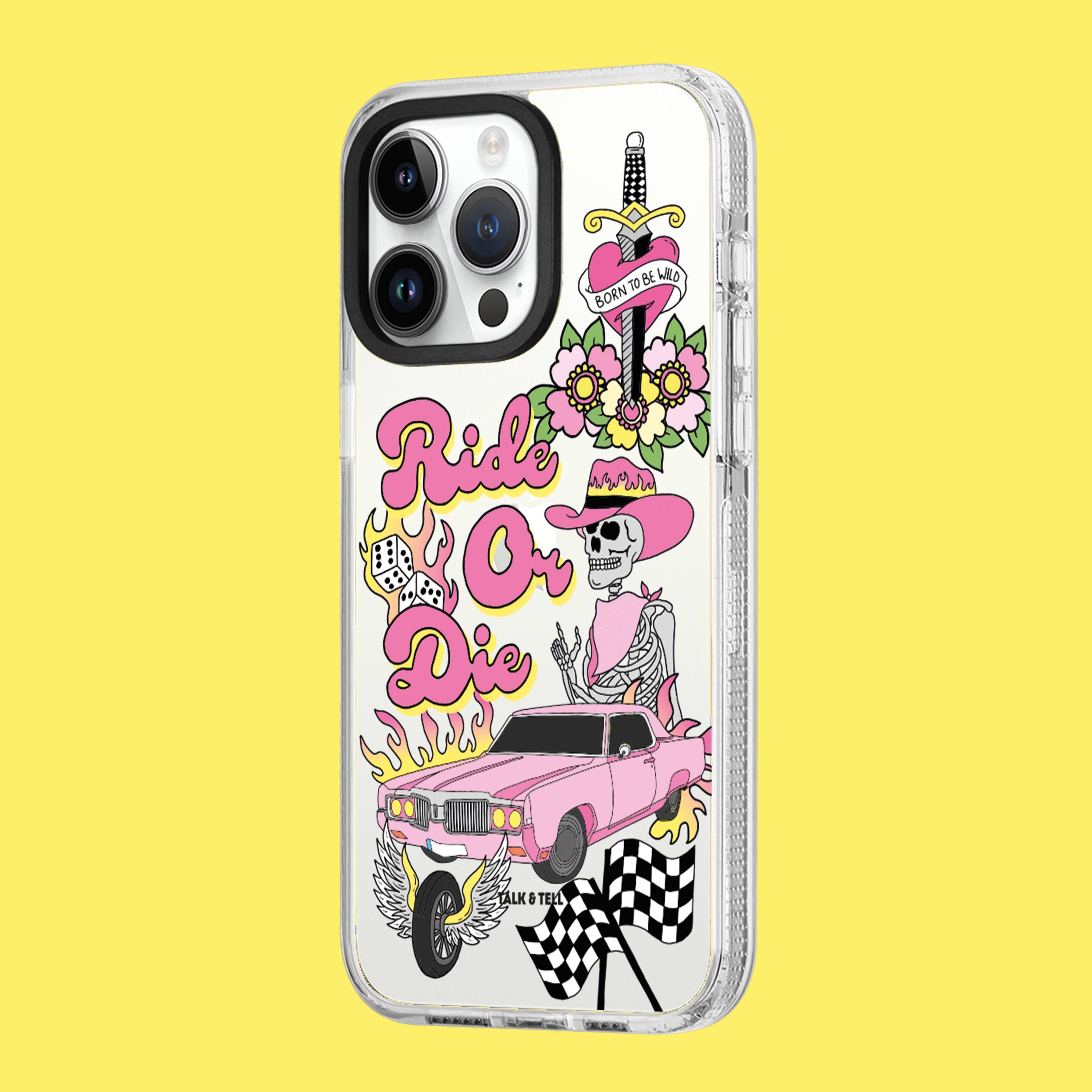 Talk and Tell – wholesale Phone case – Unisex – Ride or Die iPhone Case4