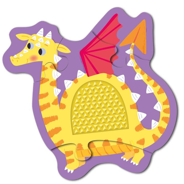 Robert Frederick Ltd – wholesale Puzzle – Child – Touch and Feel Puzzle and Board Book Set - Dragons - Tactile Fun For Children2