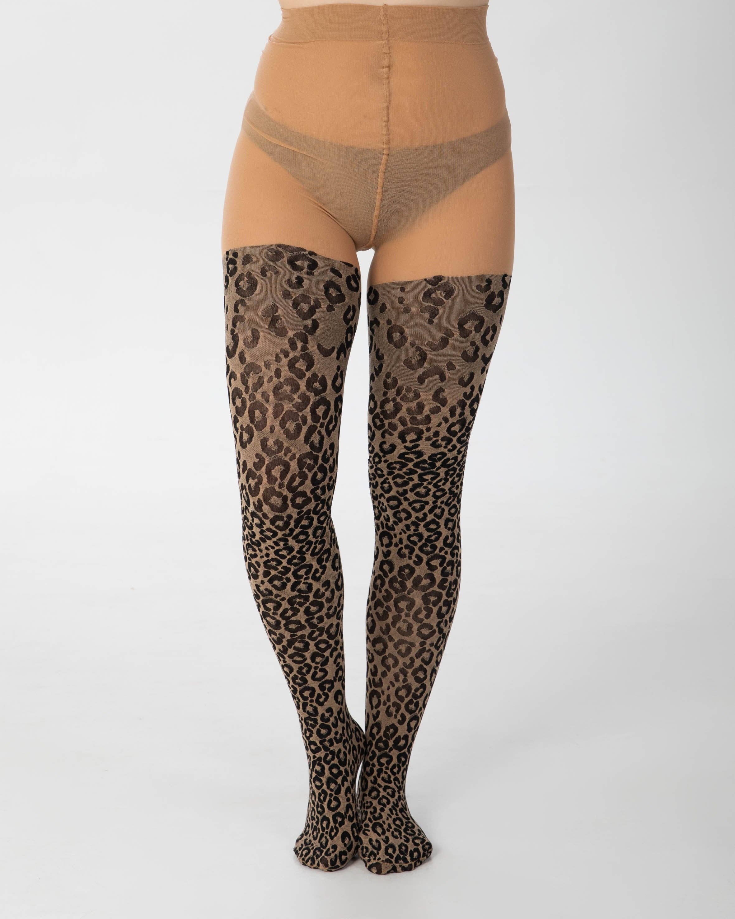 Pamela Mann – Engroshandel Tights - Dame – Strikkede Leopard Tights0